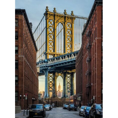 Komar Brooklyn 184 x 248 cm, Papier peint panoramique XXL2-013, photomurale sur intissé
