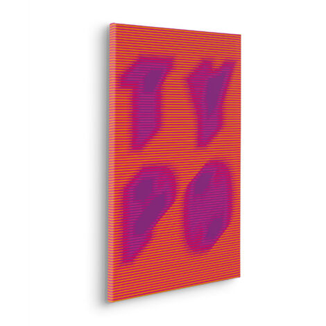 Komar Canvasbild Blurry Night - 60 x 40 cm - Bild auf Keilrahmen - Modern Urban
