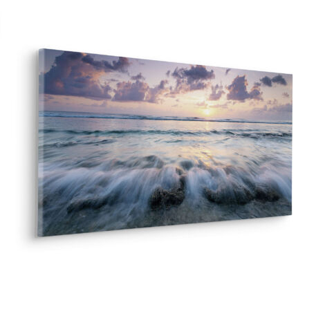 Komar Canvasbild Broken Waves - 40 x 90 cm - Bild auf Keilrahmen - Maritim