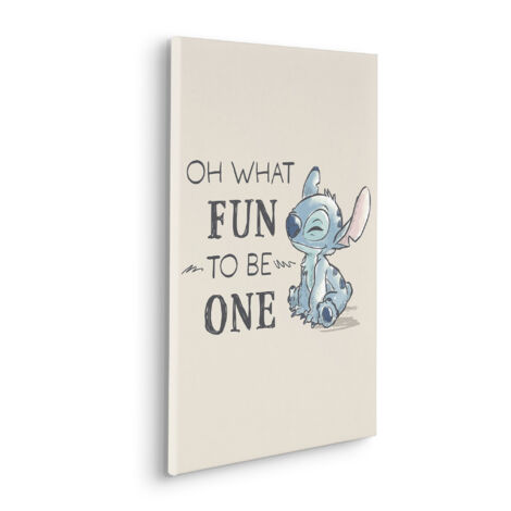 Komar Canvasbild Disney Lilo and Stitch Oh What Fun - 60 x 40 cm - Bild auf Keilrahmen