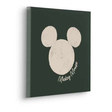 Komar Canvasbild Disney Mickey Mouse Stamp - 40 x 40 cm - Bild auf Keilrahmen - für Kinderzimmer
