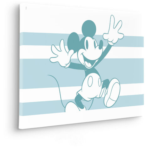 Komar Canvasbild Disney Mickey Playful - 60 x 40 cm - Bild auf Keilrahmen - für Kinderzimmer