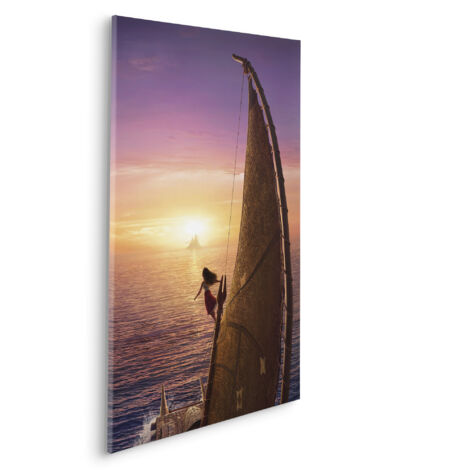 Komar Canvasbild Disney Moana 2 To the Horizon - 90 x 60 cm - Bild auf Keilrahmen - für Kinderzimmer