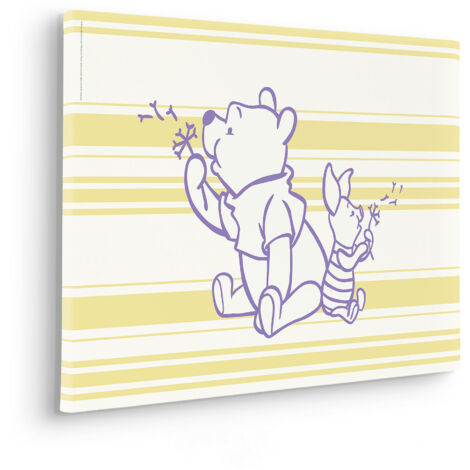 Komar Canvasbild Disney Winnie the Pooh Dandelions - 60 x 40 cm - Bild auf Keilrahmen