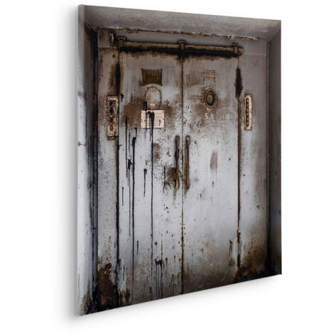 Komar Canvasbild Doorface - 60 x 60 cm - Bild auf Keilrahmen - Urban