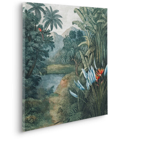 Komar Canvasbild Exotic Empire - 60 x 60 cm - Bild auf Keilrahmen - klassischer Stil