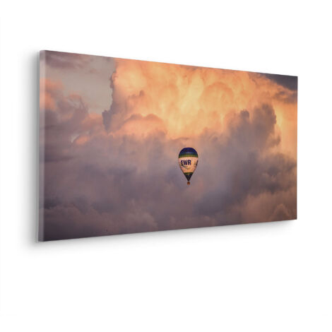 Komar Canvasbild Flying Balloon - 90 x 40 cm - Bild auf Keilrahmen - Naturmotiv