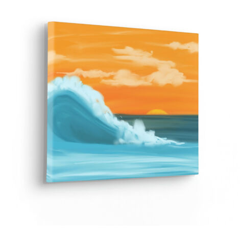 Komar Canvasbild Gentle Breeze - 40 x 30 cm - Bild auf Keilrahmen - Vintage und Retro