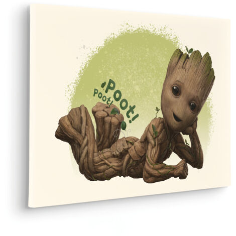 Komar Canvasbild Groot Poot - 40 x 60 cm - Bild auf Keilrahmen - für Kinderzimmer