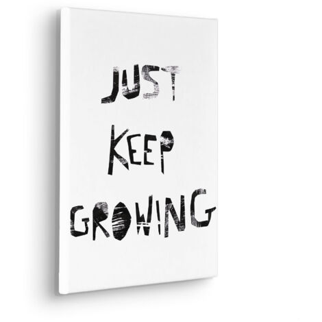 Komar Canvasbild Growing Up - 40 x 30 cm - Bild auf Keilrahmen - Minimalistisch Urban