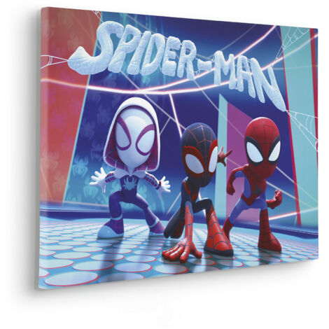 Komar Canvasbild Marvel Spidey and His Amazing Friends Glowy Spideys - 40 x 60 cm