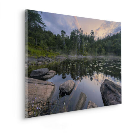 Komar Canvasbild Mystic Shores - 60 x 90 cm - Bild auf Keilrahmen - Naturmotiv