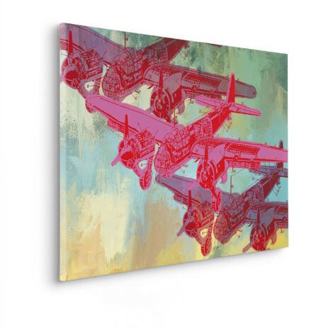 Komar Canvasbild Save Lives - 90 x 60 cm - Bild auf Keilrahmen - Vintage und Retro