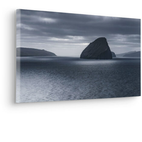 Komar Canvasbild Silver Sea - 30 x 60 cm - Bild auf Keilrahmen - Maritim