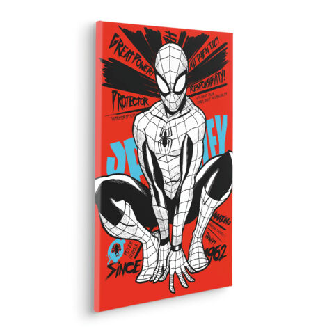 Komar Canvasbild Spider Man Protector of NYC - 60 x 40 cm - Bild auf Keilrahmen