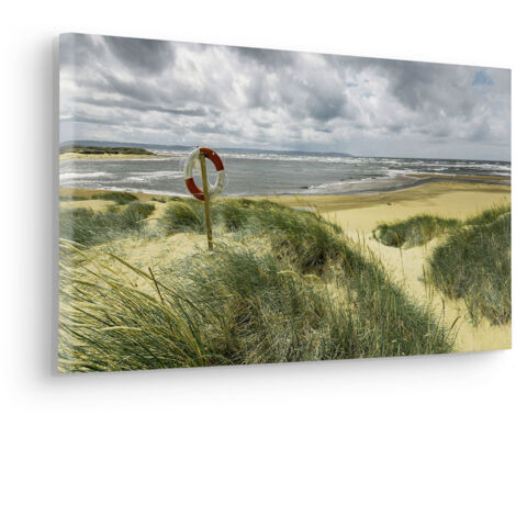 Komar Canvasbild Stormy Days - 30 x 60 cm - Bild auf Keilrahmen - Maritim