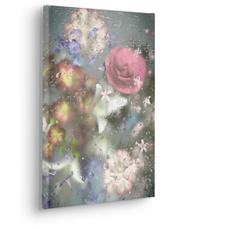 Komar Canvasbild Summer Thunderstorm - 40 x 30 cm - Bild auf Keilrahmen - Vintage und Retro