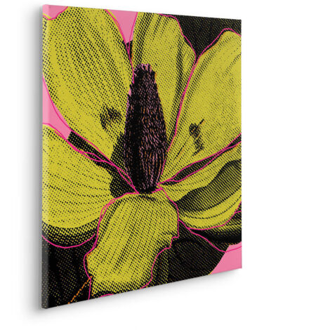 Komar Canvasbild Yellow Fusion - 60 x 60 cm - Bild auf Keilrahmen - Modern
