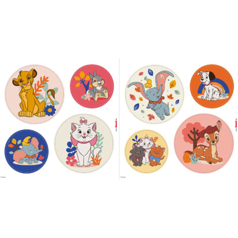 Komar Fenstersticker - Disney Better Together - 30 x 30 cm - Fensteraufkleber - für Kinderzimmer