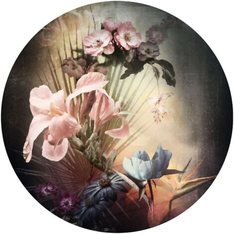 Komar Flemish Flowers 125 x 125 cm, Stickers pour les murs D1-036