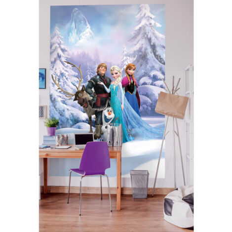 Komar Frozen Winter Land 184 x 254 cm, Papier peint panoramique 4-498, photomurale sur intissé