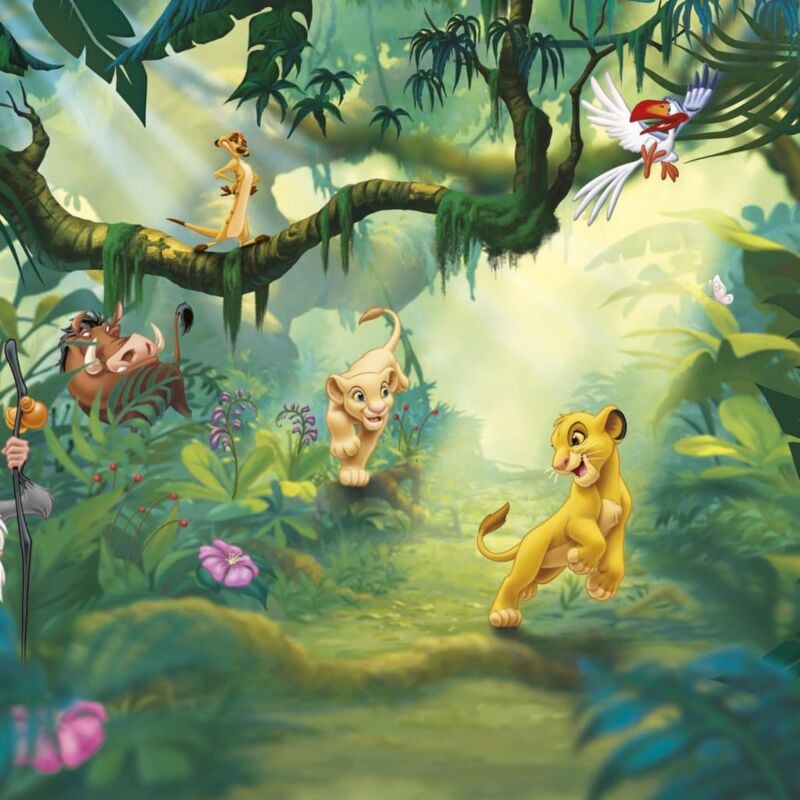 

Komar Mural fotográfico El Rey León Lion King Jungle 368x254 cm - Multicolor