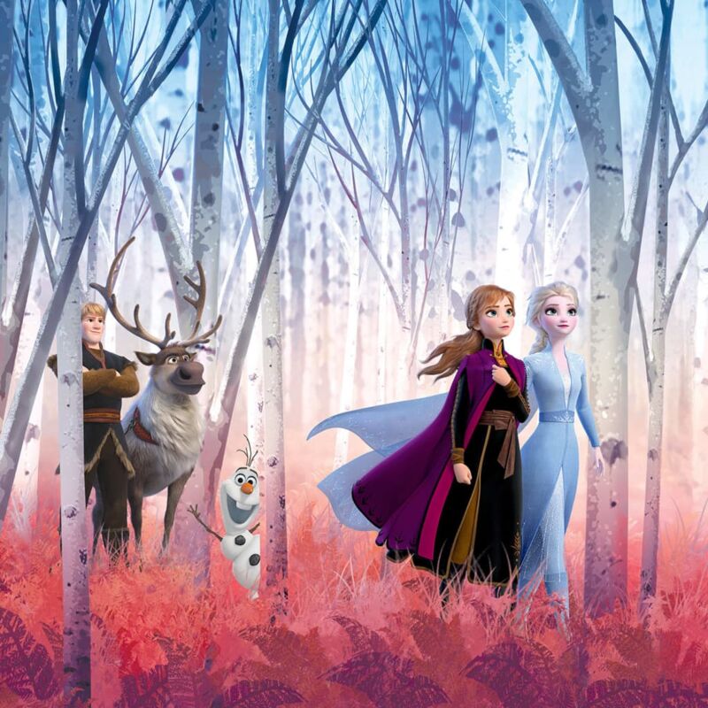 

Komar Mural fotográfico Frozen Friends Forever azul 368x254 cm - Azul