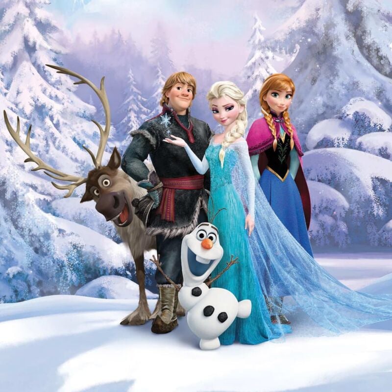 

Komar Mural fotográfico Frozen Winterland azul 184x254 cm - Azul