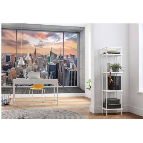 Komar NYC Outlook 368 x 248 cm, Papier peint panoramique XXL4-073, photomurale sur intissé