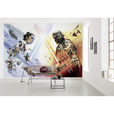 Komar STAR WARS EP9 Movie Poster Wide 368 x 254 cm, Papier peint panoramique 8-4114, photomurale sur intissé