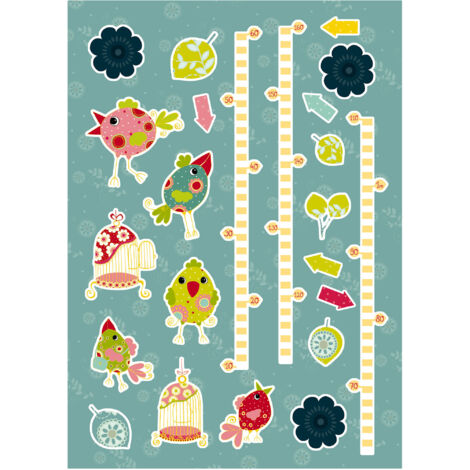 Komar Wandaufkleber - My Size - 70 x 50 cm - selbstklebender Wandsticker - für Kinderzimmer
