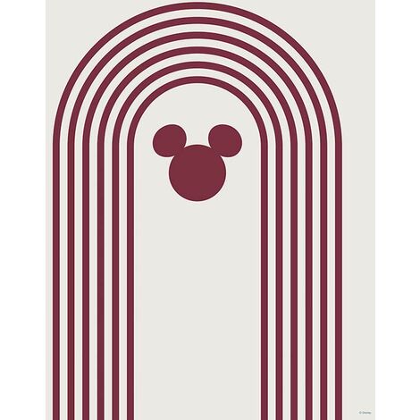 Wandbild Komar - Disney -  Minimal Mickey