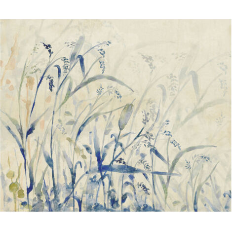 Komar Wandtapete - Aquarel Field - 250 x 300 cm - Vlies Digitaldruck - klassischer Stil