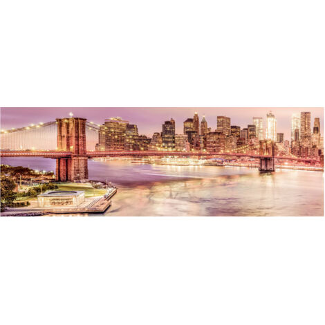Komar Wandtapete - Brooklyn Nights - 124 x 368 cm - Vlies - Urban