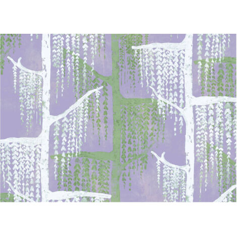 Komar Wandtapete - Crazy Willow - 250 x 350 cm - Vlies Digitaldruck - Modern