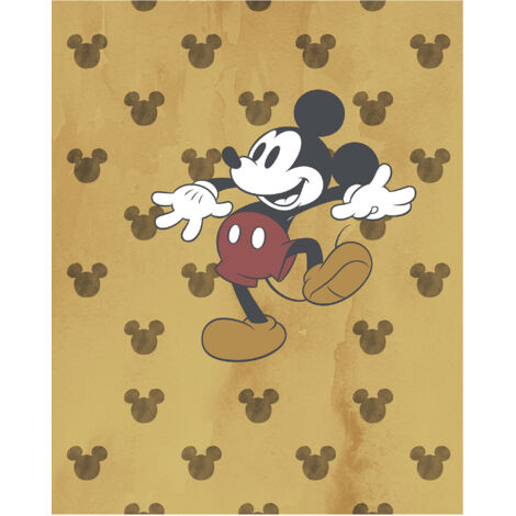 Komar Wandtapete - Disney Mickey Tap dance - 250 x 200 cm - Vlies Digitaldruck - für Kinderzimmer