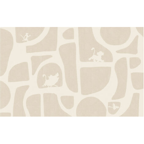 Komar Wandtapete - Disney The Lion King Animals and Shapes - 250 x 400 cm - Vlies - für Kinderzimmer