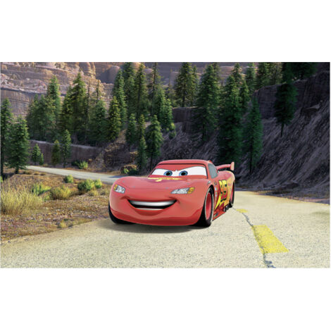 Komar Wandtapete - Disney und Pixar Cars Every Road has a Story - 250 x 400 cm - Vlies
