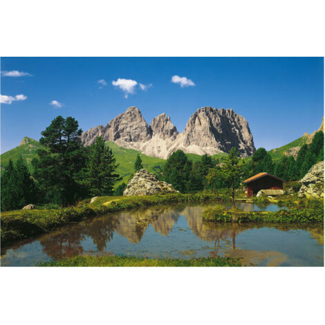 Komar Wandtapete - Dolomiten - 260 x 400 cm - Vlies Digitaldruck - Naturmotiv