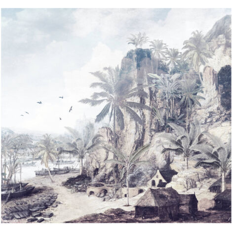 Komar Wandtapete - Dreamworld - 280 x 300 cm - Vlies Digitaldruck - Naturmotiv
