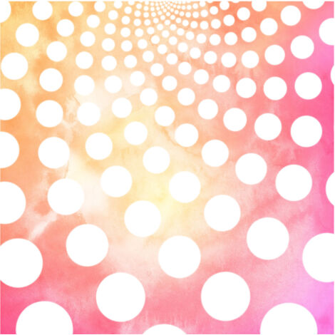 Komar Wandtapete - Fibonacci Sunset - 250 x 250 cm - Vlies Digitaldruck - Vintage und Retro