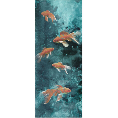 Komar Wandtapete - Fische - 250 x 100 cm - Vlies Digitaldruck - Maritim