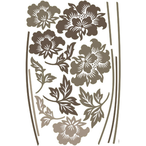 Komar Wandtapete - Flower - 180 x 120 cm - selbstklebendes Vlies Wandaufkleber - klassischer Stil