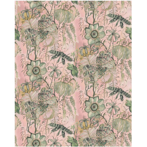 Komar Wandtapete - Flower Chain - 250 x 200 cm - Digitaldruck - Naturmotiv
