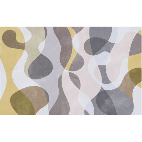 Komar Wandtapete - Flux Meditation - 250 x 400 cm - Vlies Digitaldruck - Vintage und Retro