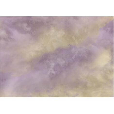 Komar Wandtapete - Lavender Clouds - 250 x 350 cm - Vlies Digitaldruck - Minimalistisch