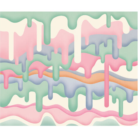 Komar Wandtapete - Melt - 250 x 300 cm - Vlies Digitaldruck - Modern
