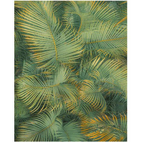 Komar Wandtapete - Neon Fern - 250 x 200 cm - Vlies Digitaldruck - Mediterran Naturmotiv