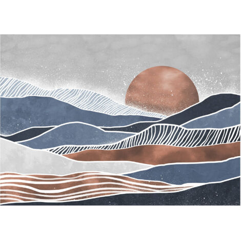 Komar Wandtapete - Shades of Greece - 250 x 350 cm - Vlies Digitaldruck - Mediterran