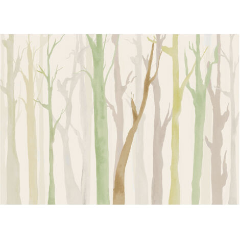 Komar Wandtapete - Shadow Woods - 250 x 350 cm - Vlies Digitaldruck - Naturmotiv